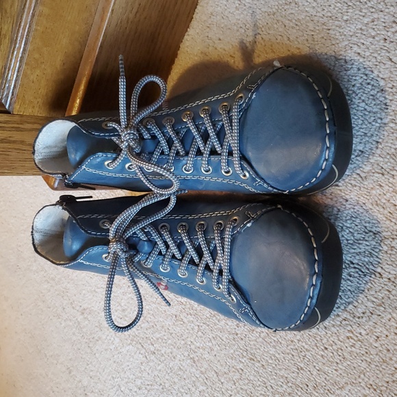 Rieker comfort woman Ankle shoe sz 39 , blue - Picture 2 of 8